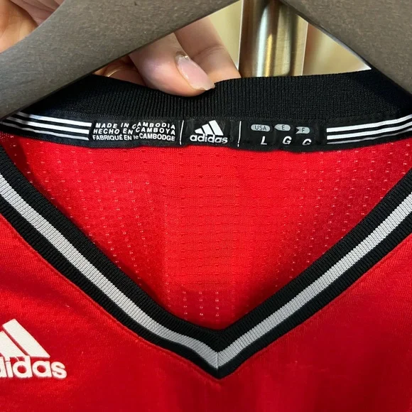 Adidas NBA Raptors #00 Jersey | Red | Large - Picture 3 of 7